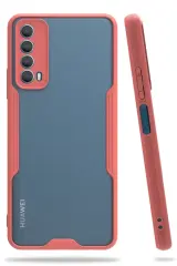 Newface Huawei P Smart 2021 Kılıf Platin Silikon - Pembe