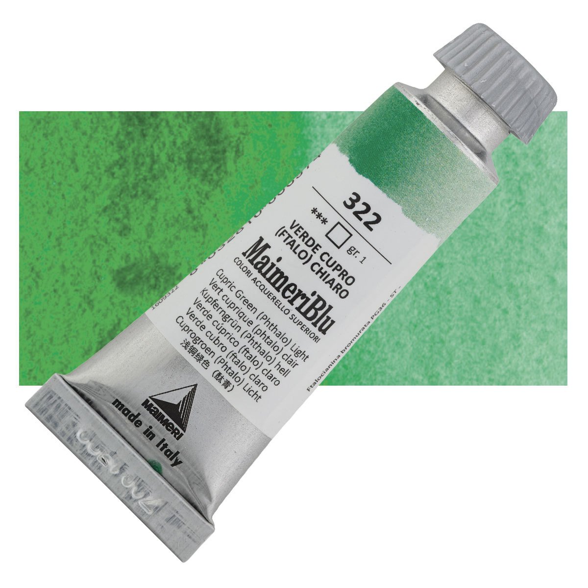 Blu Tüp Suluboya 12ml N:322 Cupric Green Light