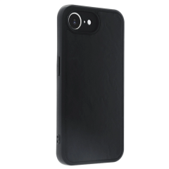 İphone 16e Kılıf Aras Deri Kapak - Siyah