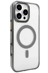 Joko İphone 16 Pro Gleam Pc Sert Magsafe Kılıf - Titan Gri