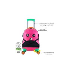 Ox Kids Oyuncaklı Çocuk Valiz - Pembe