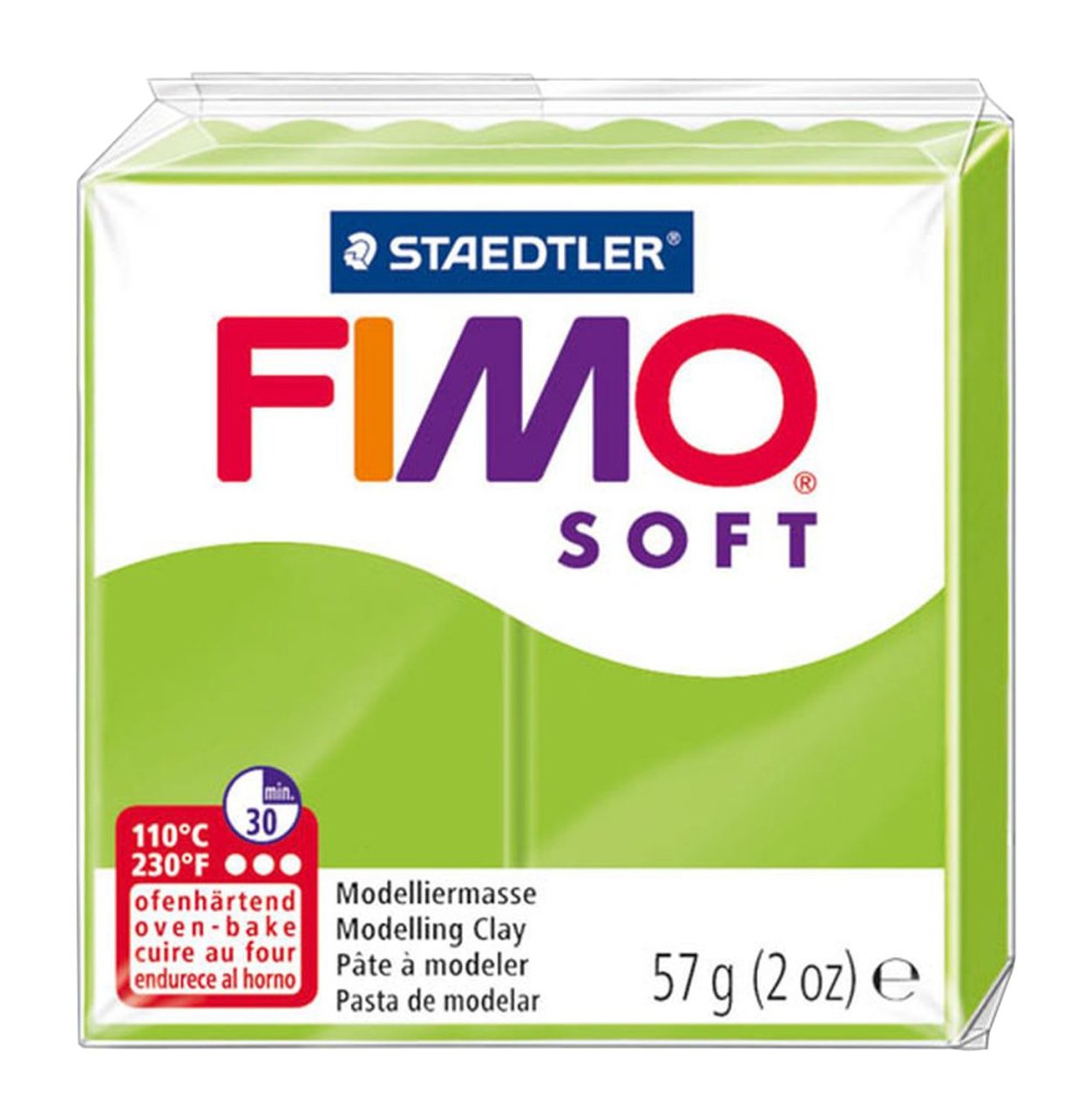 Fimo Soft Polimer Kil - Apple Green - 57g