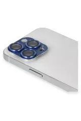 Newface İphone 13 Pro Max Pers Alüminyum Kamera Lens - Lacivert