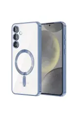 Newface Samsung Galaxy S24 Kılıf Kross Magneticsafe Kapak - Sierra Blue