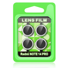 Xiaomi Redmi Note 14 Pro 5g Raze Metal Kamera Lens - Gümüş