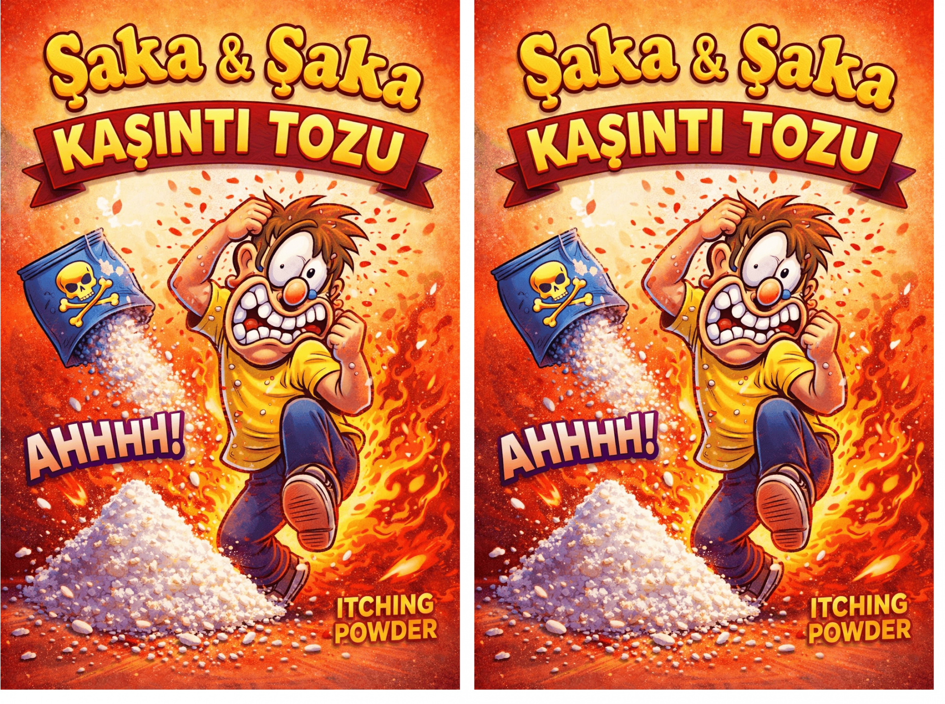 2 Adet Kaşıntı Tozu Şaka Kaşıntı Tozu Eğlence Şaka Amaçlı Toz