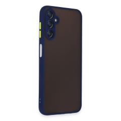 Samsung Galaxy A14 4g Kılıf Montreal Silikon Kapak - Lacivert