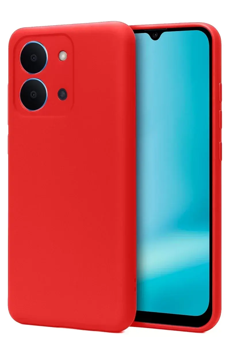 Newface Xiaomi Redmi 15c 4g First Silikon - Kırmızı
