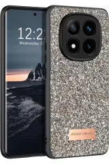 Onegif Xiaomi Redmi Note 14 Pro 4g Bright Simli Kapak - Gold