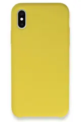 Newface Apple İphone X Kılıf Lansman Legant Silikon - Sarı