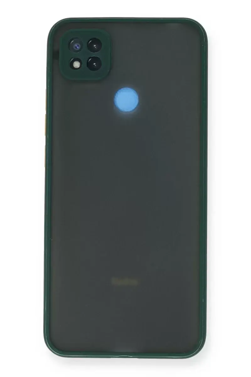 Newface Xiaomi Redmi 9c Kılıf Montreal Silikon Kapak - Yeşil