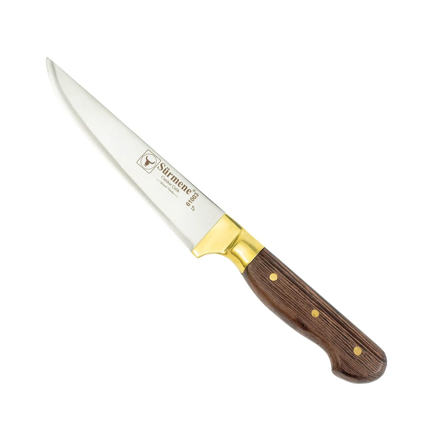 Sürmene Cumhur Çelik 61003 Mutfak Bıçağı No:3, 14,5 Cm, Venge Sap
