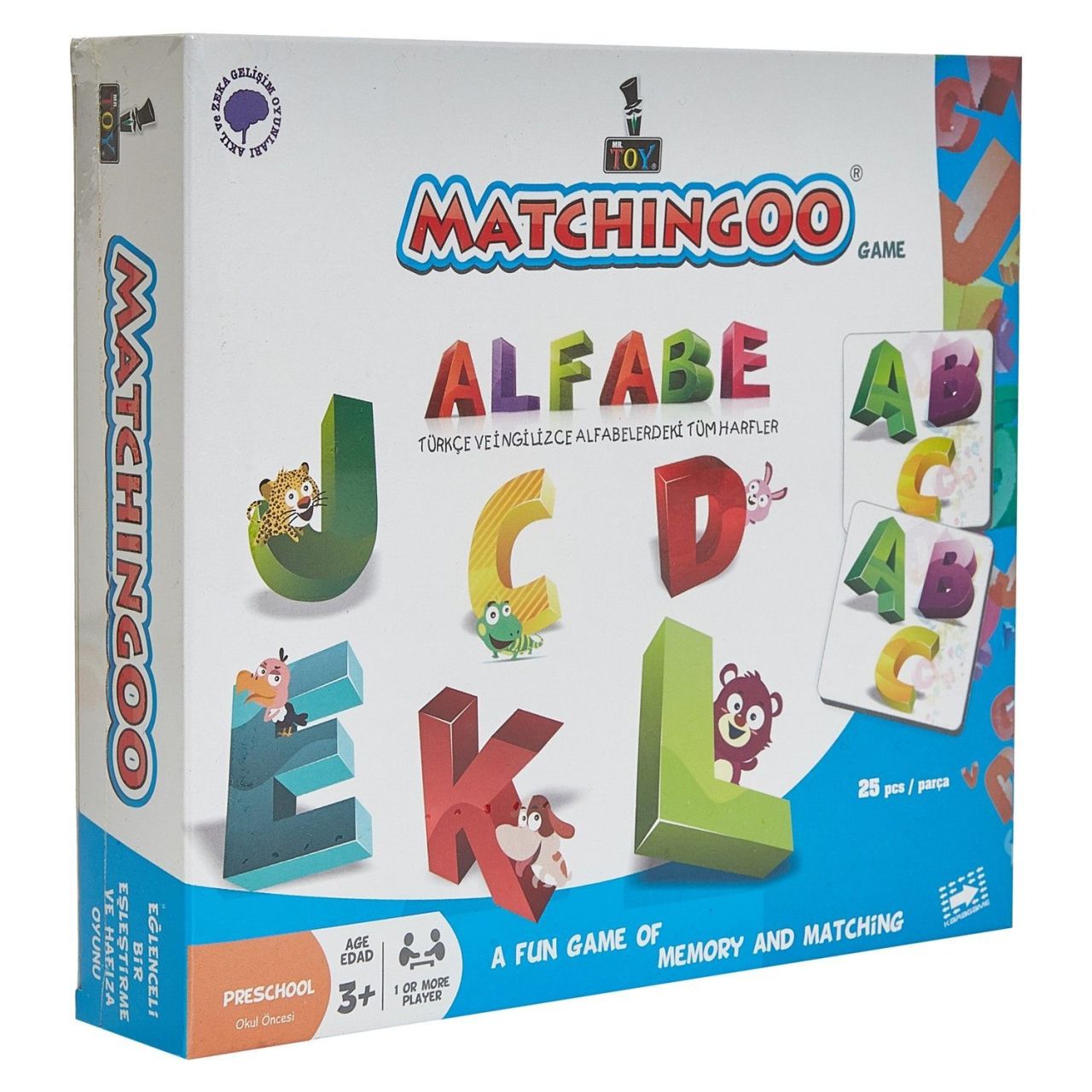Mr. Toys Matchingoo Hafıza Ve Eşleştirme Oyunu Alfabe