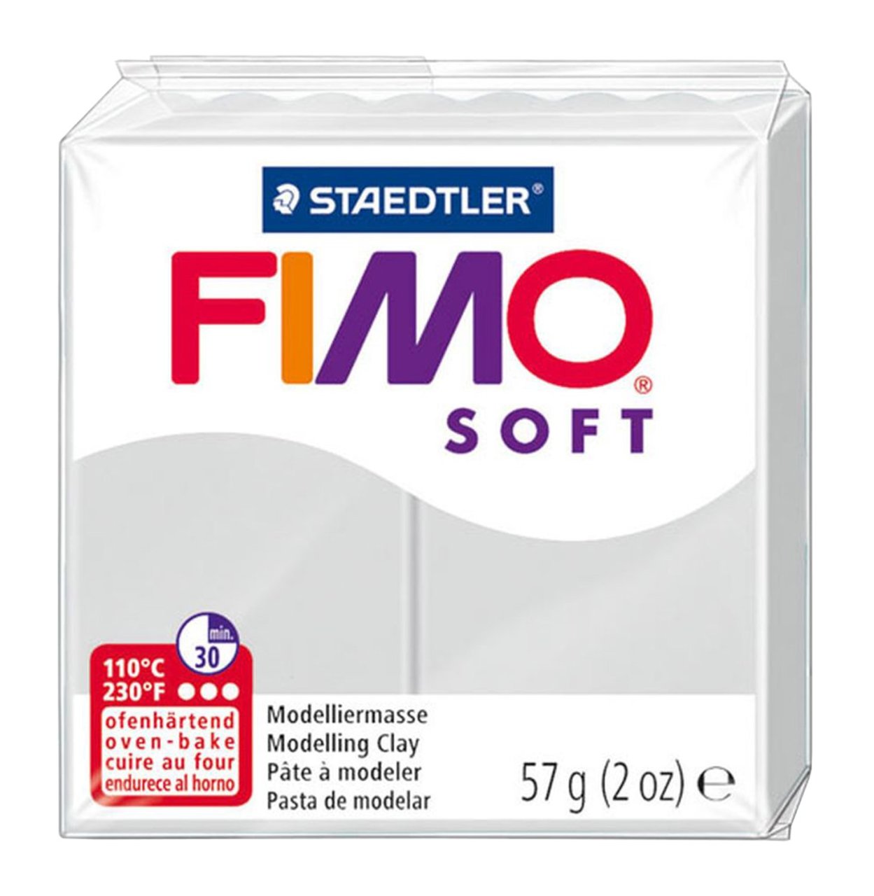 Fimo Soft Polimer Kil - Dolphin Grey - 57g