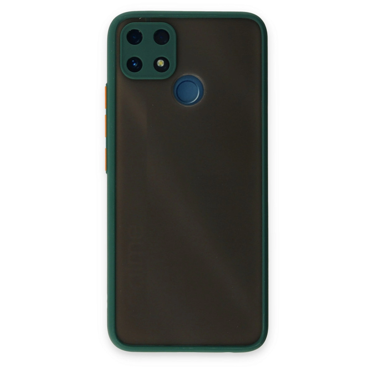 Realme C25 Kılıf Montreal Silikon Kapak - Yeşil
