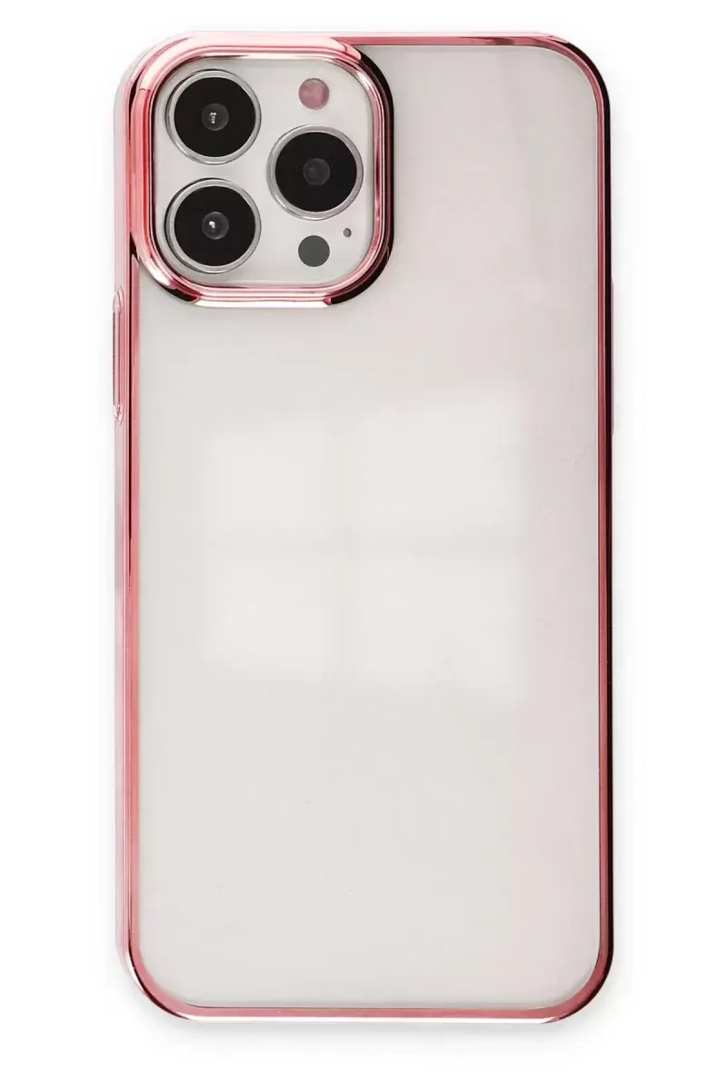 Newface İphone 14 Pro Kılıf Element Silikon - Pembe