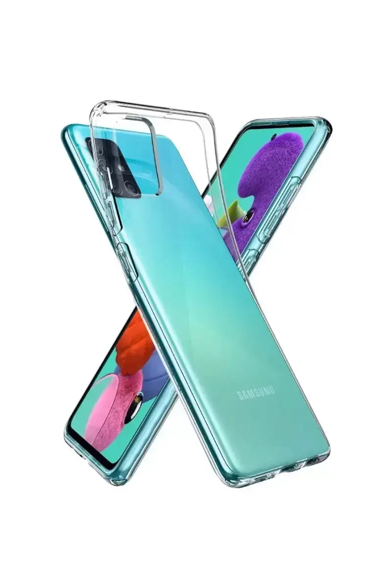 Newface Samsung Galaxy A03s Kılıf Lüx Şeffaf Silikon