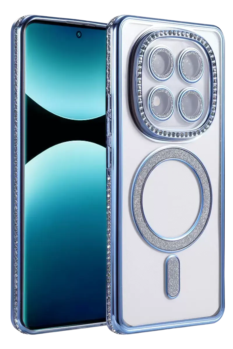 Newface Xiaomi Redmi Note 15 4g Joke Simli Magneticsafe Kılıf - Mavi