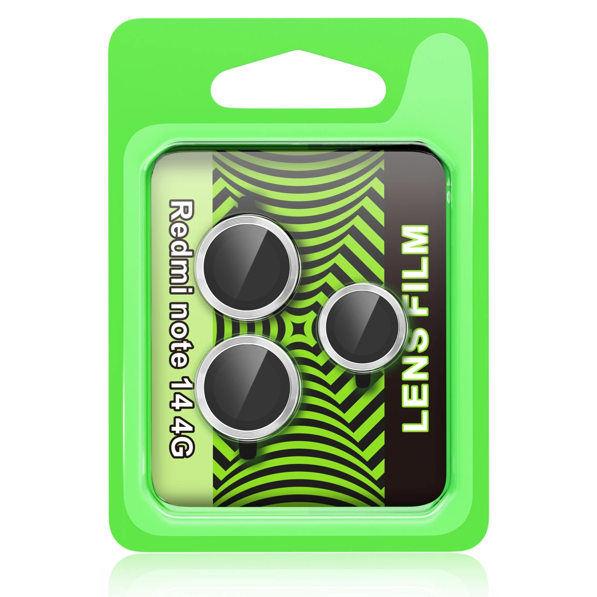 Xiaomi Redmi Note 14 4g Raze Metal Kamera Lens - Gümüş