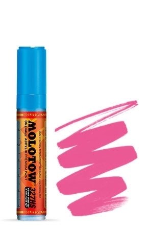 One4All, 327HS Kesik Uç Marker, 4-8mm - N:200 Neon Pink