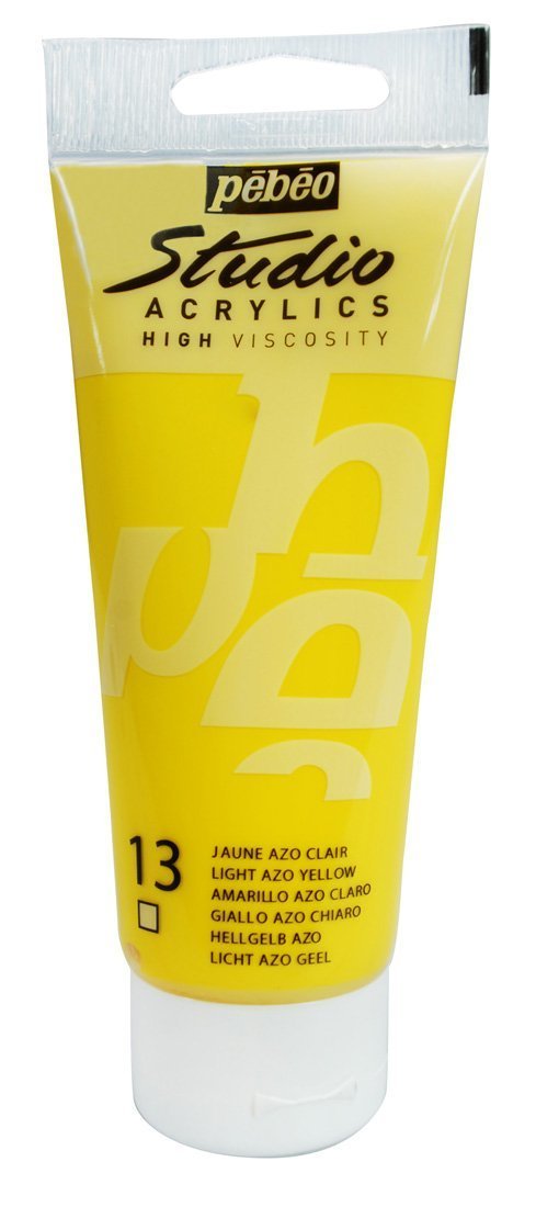 Studio Akrilik Boya - Light Azo Yellow - 100ml - N:13