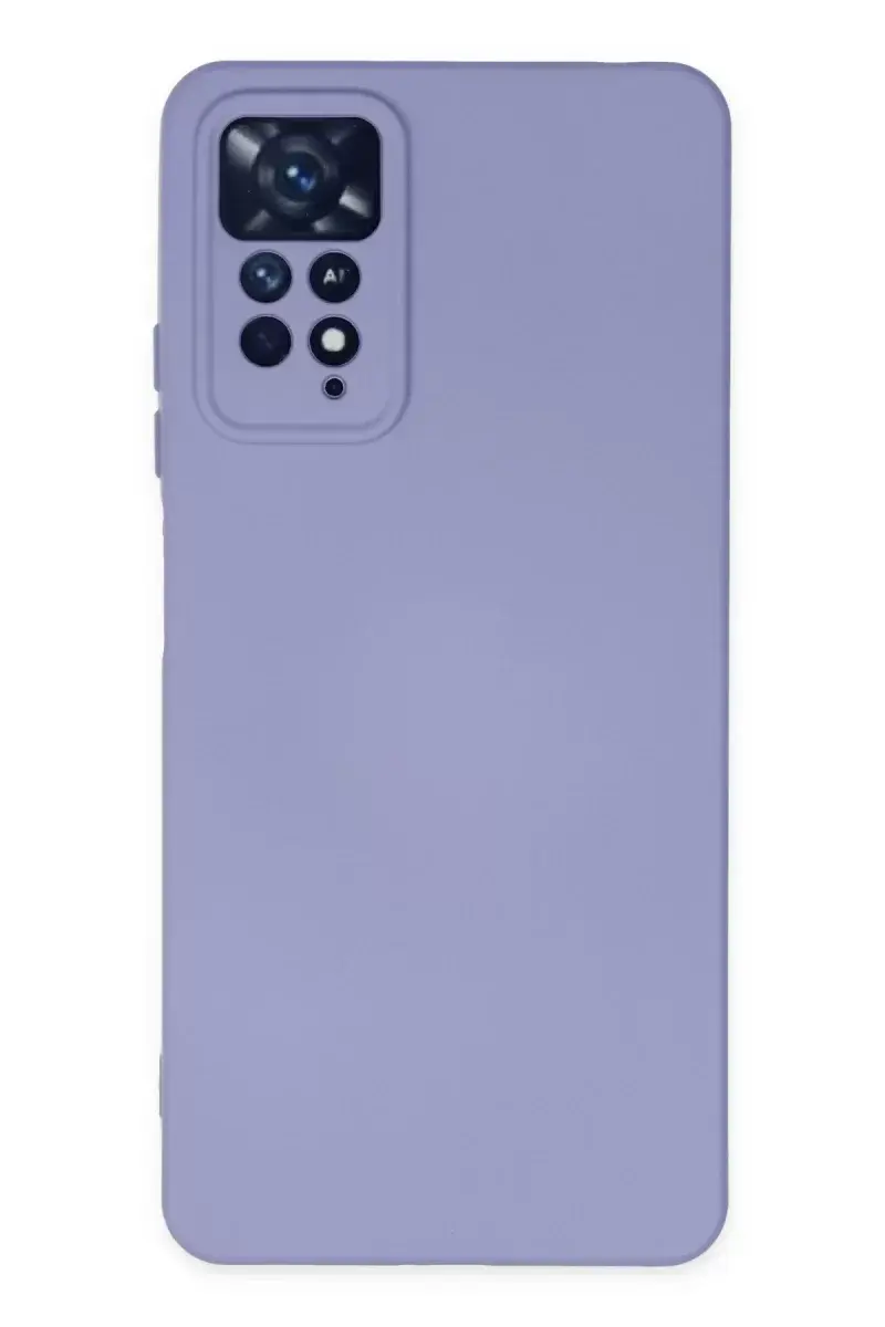 Newface Xiaomi Redmi Note 11 Pro Kılıf Nano İçi Kadife Silikon - Lila