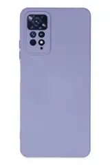 Newface Xiaomi Redmi Note 11 Pro Kılıf Nano İçi Kadife Silikon - Lila