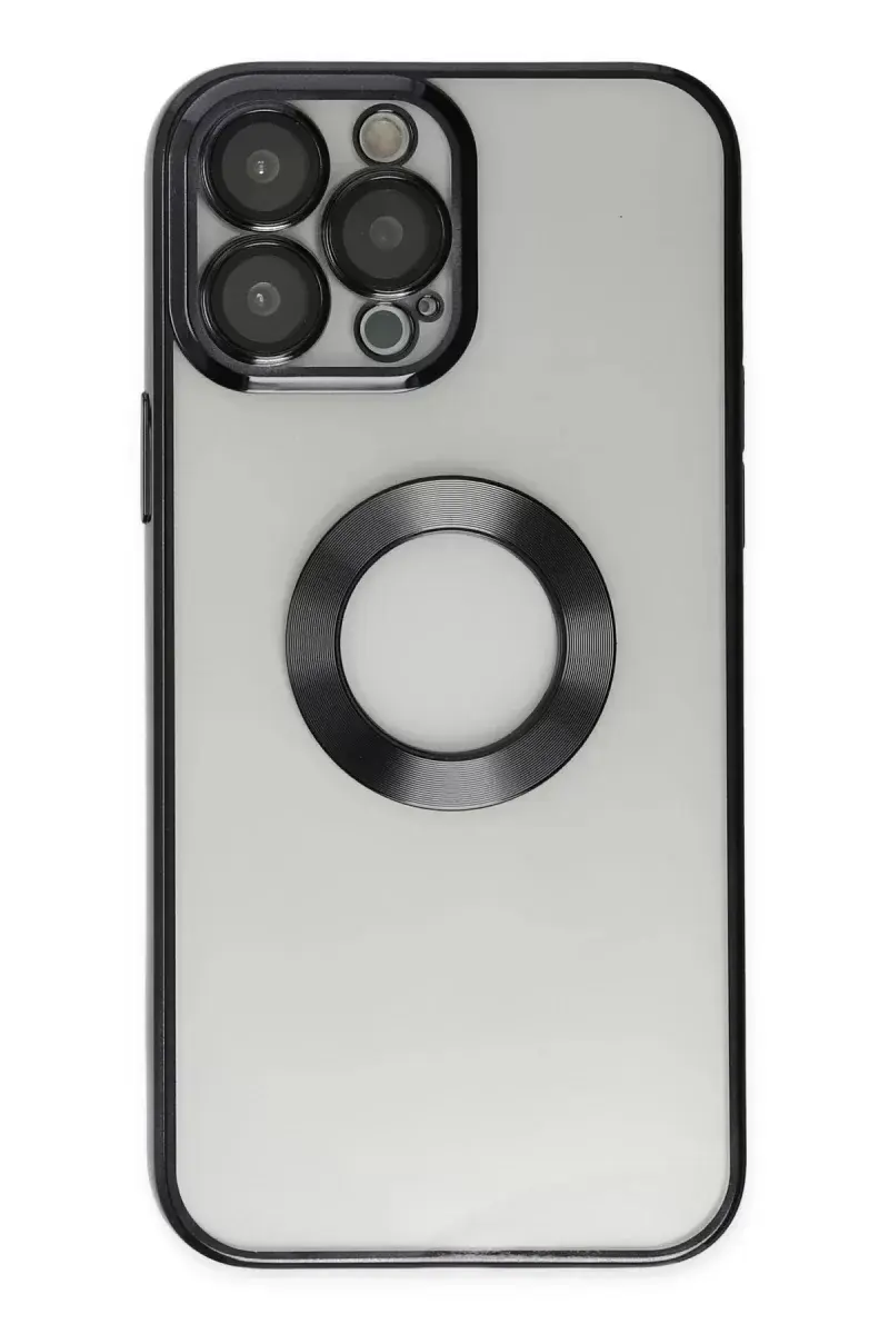 Newface İphone 13 Pro Kılıf Slot Silikon - Siyah