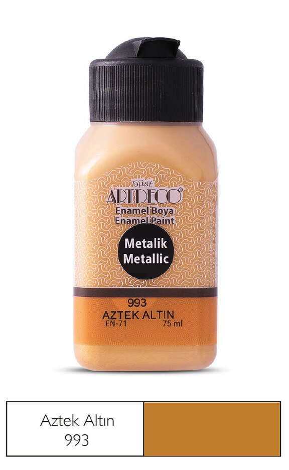 Enamel Boya 75ml N:993 Aztek Altın