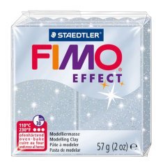 Fimo Effect Polimer Kil - Glitter Silver - 57g