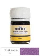 Metalik Kumaş Boyası 25ml Ametist 231