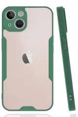 Newface İphone 14 Plus Kılıf Platin Silikon - Yeşil