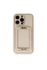 Newface İphone 14 Pro Kılıf Coco Elit Kapak - Gold
