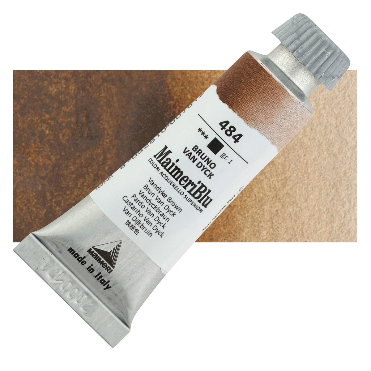 Blu Tüp Suluboya 12ml N:484 Vandkye Brown