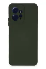 Newface Xiaomi Redmi Note 12 4g Kılıf Nano İçi Kadife Silikon - Koyu Yeşil