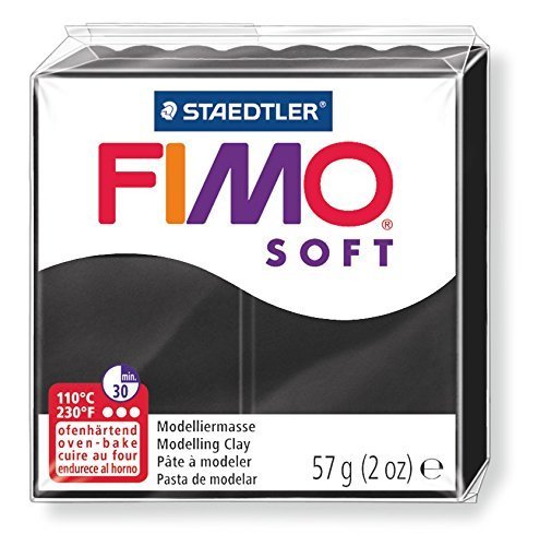 Fimo Soft Polimer Kil - Black - 57g