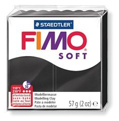 Fimo Soft Polimer Kil - Black - 57g