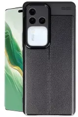 Newface Vivo V30 5g Kılıf Auto Focus Kapak - Siyah