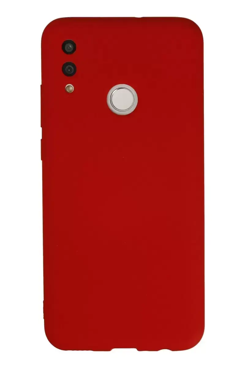 Newface Huawei P Smart 2019 Kılıf Nano İçi Kadife Silikon - Kırmızı