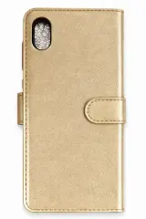 Newface Tcl L7 Trend S Plus Kapaklı Kılıf - Gold