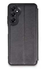 Newface Samsung Galaxy A15 4g Kılıf Flip Cover - Siyah
