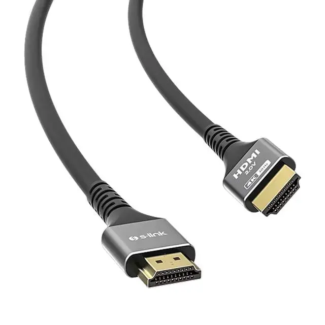 S-link Slx-hd4k15 15 Metre 4k 30hz Metal Uçlu Hdmı Kablo (v2.0 Uyumlu)
