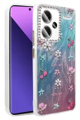 Newface Xiaomi Redmi Note 13 Pro Plus Kılıf Blade Aynalı Desenli Kapak - Desen 4