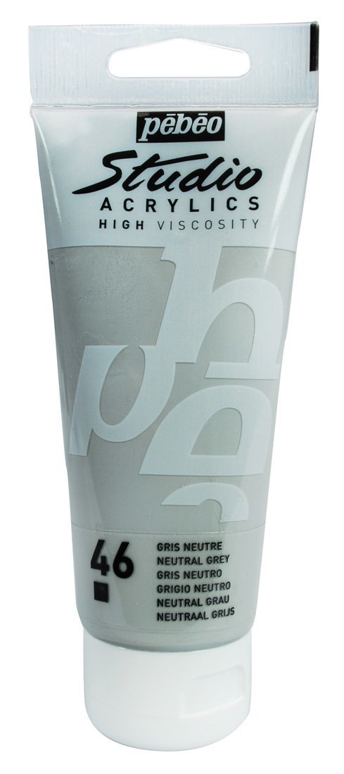 Studio Akrilik Boya - Neutral Grey - 100ml - N:46