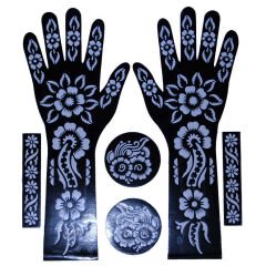 Kına Şablonu El Deseni 02