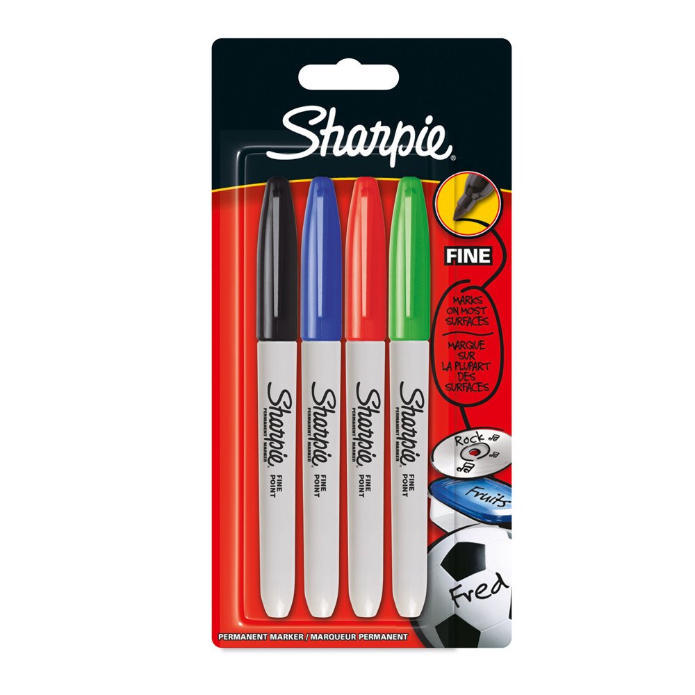 Permanent Marker Set 4'lü Standart Renkler