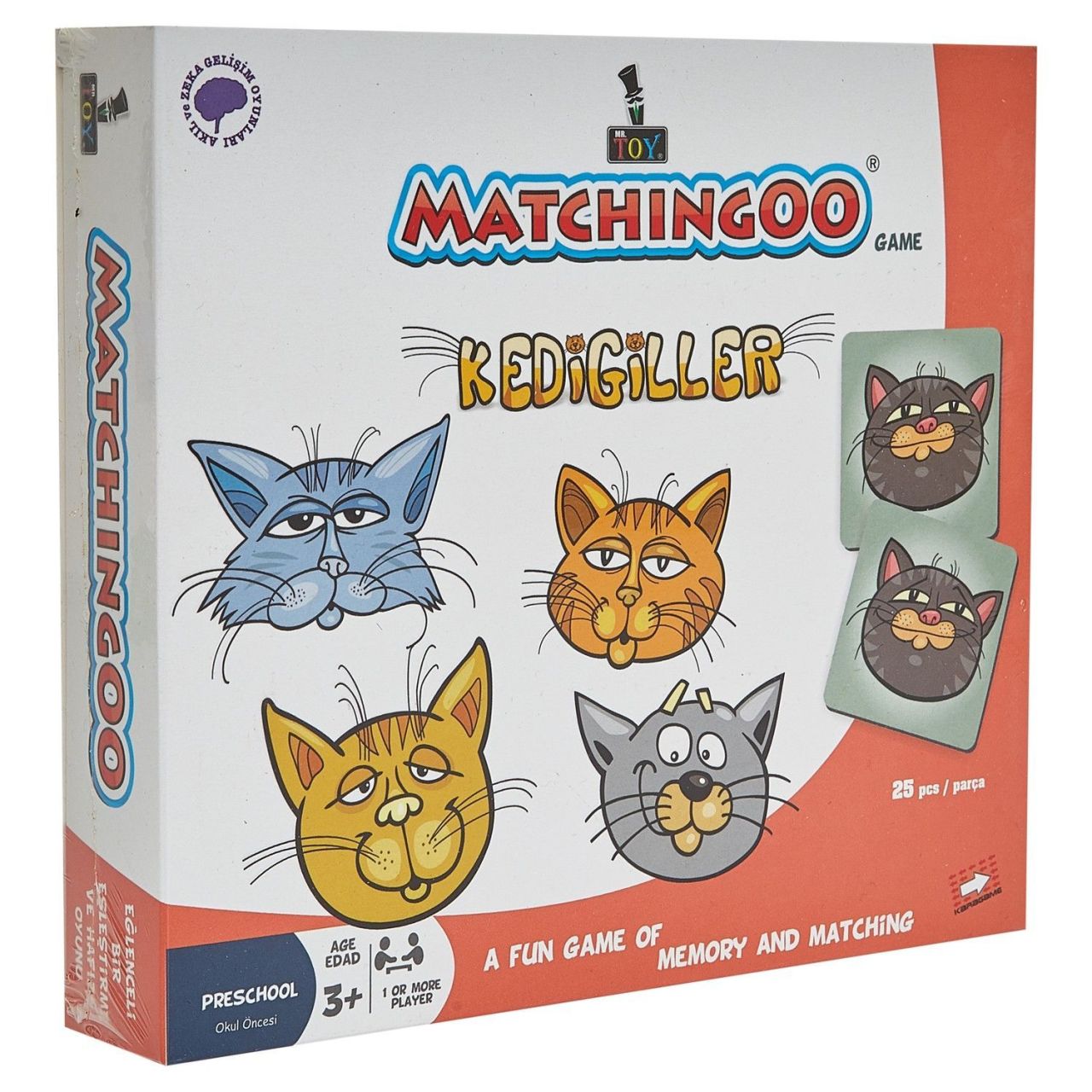 Mr. Toys Matchingoo Hafıza Ve Eşleştirme Oyunu Kedigiller