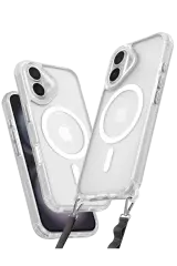 Newface İphone 16 Kılıf Enka Magsafe Silikon Kılıf - Şeffaf