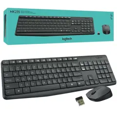 Logitech Mk235 Kablosuz Q Klavye Mouse Seti