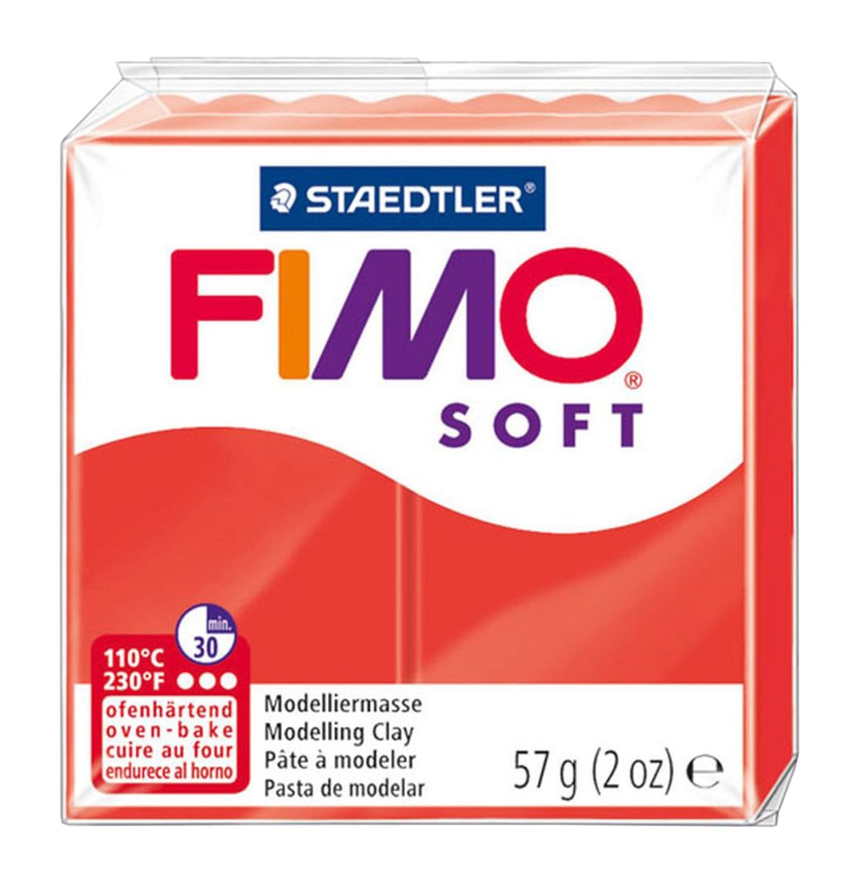 Fimo Soft Polimer Kil - Indian Red - 57g
